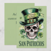 San Patricios St. Patrick's Bataillon Karte (Vorne/Hinten)
