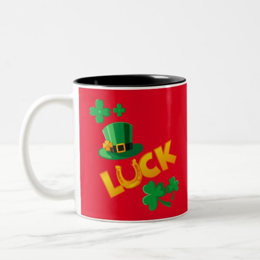 SAN PATRICKS DAY ZWEIFARBIGE TASSE (Links)