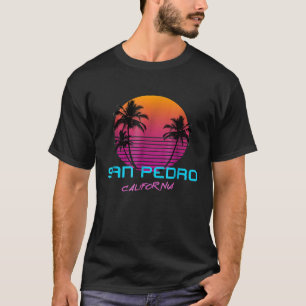 San Pedro California Retro 80er Shirt