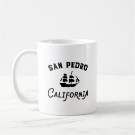 San Pedro Hafen von Los Angeles Kalifornien Großes Kaffeetasse