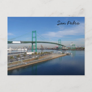 San Pedro, Kalifornien Postkarte