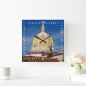 San Pedro Kathedrale Cartagena Quadratische Wanduhr (Zuhause)