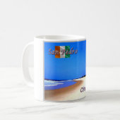 San Pedro - Strand Kaffeetasse (Vorderseite Links)