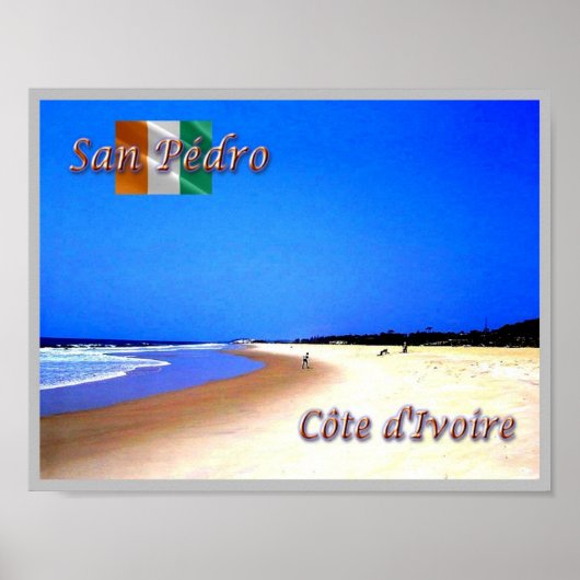 San Pedro - Strand Poster (Vorne)