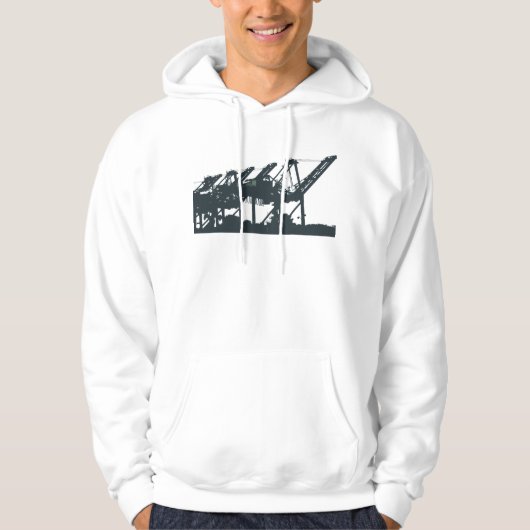 San Pedro streckt Hoodie-Sweatshirt Hoodie (Vorderseite)