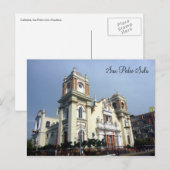 San pedro sula postkarte (Vorne/Hinten)