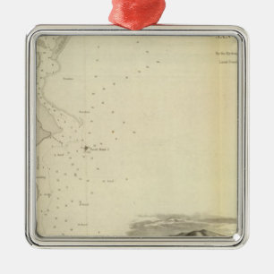 San- Pedrohafen, Calif Ornament Aus Metall