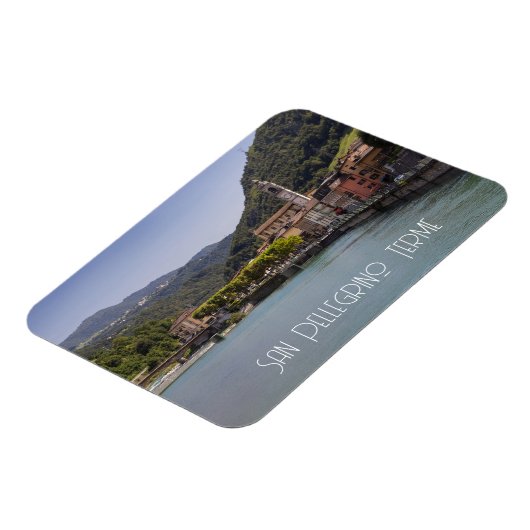 San Pellegrino Terme, Lombardei, Italien Magnet (Linke Seite)