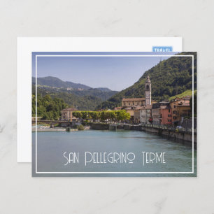 San Pellegrino Terme, Lombardei, Italien Postkarte