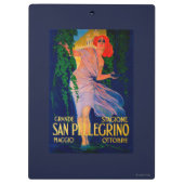 San Pellegrino Vintages PosterEurope Klemmbrett (Rückseite)