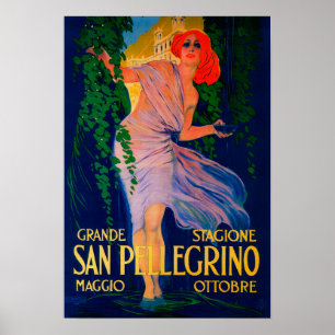 San Pellegrino Vintages PosterEurope Poster