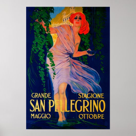 San Pellegrino Vintages PosterEurope Poster (Vorne)