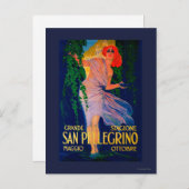 San Pellegrino Vintages PosterEurope Postkarte (Vorne/Hinten)