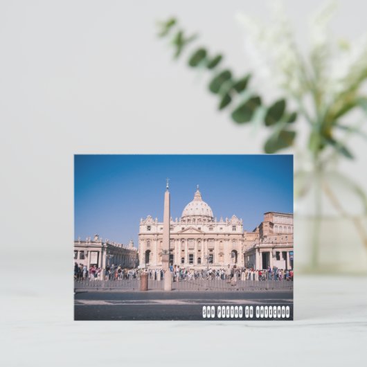 San Pietro Kirche Santa Maria delle Grazie Postkarte (Stehend Vorderseite)