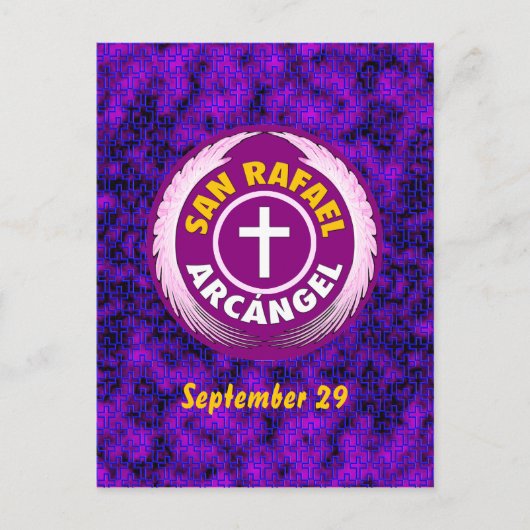 San Rafael Arcangel Postkarte (Vorderseite)