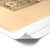 San Rafael, CA. Panoramakarte (1576A) Poster (Ecke)