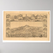San Rafael, CA. Panoramakarte (1576A) Poster (Vorne)