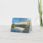 San Rafael, Kalifornien am frühen Morgen Danke, Au Dankeskarte (Vorderseite)