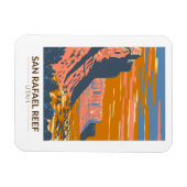 San Rafael Reef Utah Ristorante Al Pentolino Vinta Magnet (Horizontal)