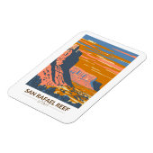 San Rafael Reef Utah Ristorante Al Pentolino Vinta Magnet (Linke Seite)