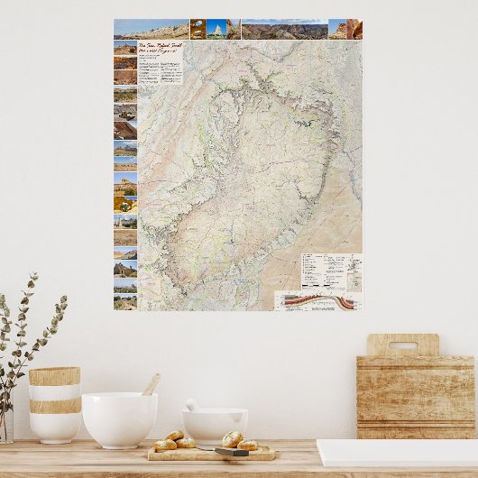 San Rafael Swell: Utah's Backcountry Playground Poster (Küche)