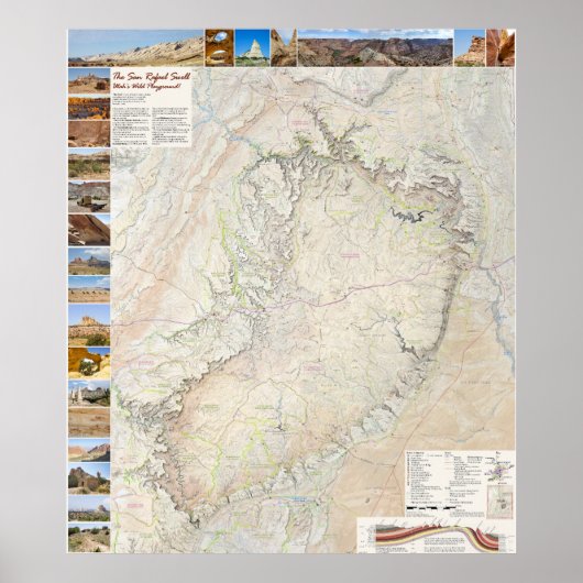 San Rafael Swell: Utah's Backcountry Playground Poster (Vorne)