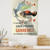 San Remo Grand Prix Poster (Küche)