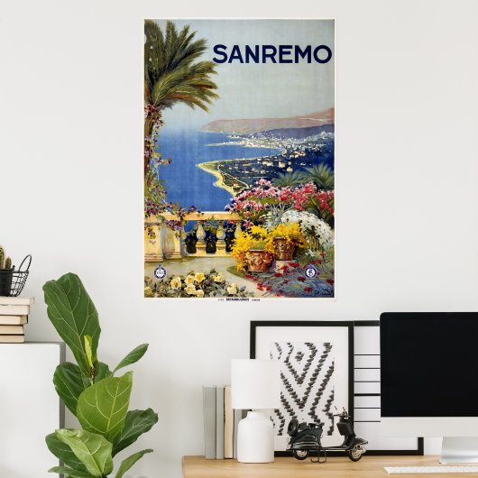 San Remo Poster (Heimbüro)