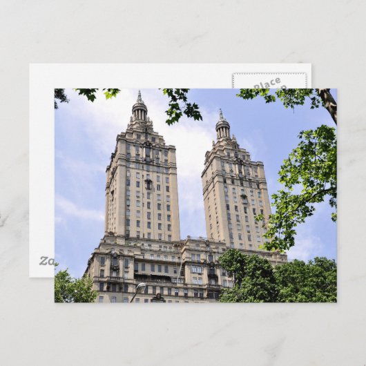 San Remo Türme - Central Park West Postkarte (Vorne/Hinten)