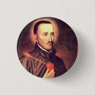 San Roque González de Santa Cruz Schlüsselanhänger Button