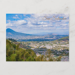 San Salvador City Postkarte