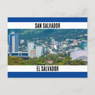 San Salvador, El Salvador Postkarte