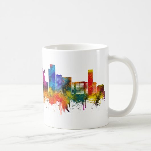 San Salvador El Salvador Skyline Kaffeetasse (Rechts)