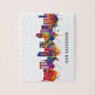 San Salvador El Salvador Skyline Puzzle