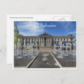 San salvador Nationalpalast Postkarte (Vorne/Hinten)