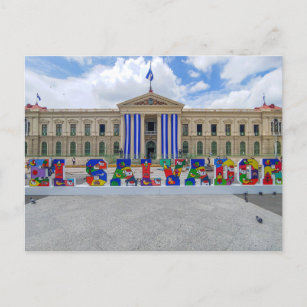 San Salvador, Palacio Nacional Postkarte