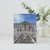 San Salvador Palast Postkarte (Stehend Vorderseite)