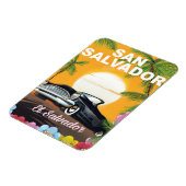 San Salvador Vintage Reiseplakat Magnet (Linke Seite)