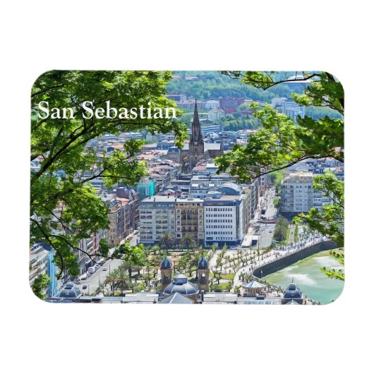 San Sebastian. #8. Magnet (Horizontal)