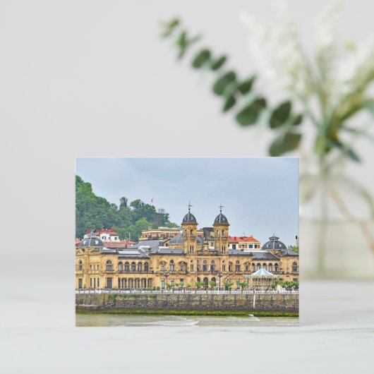 San Sebastian. Aussicht auf die Bucht von La Conch Postkarte (Stehend Vorderseite)
