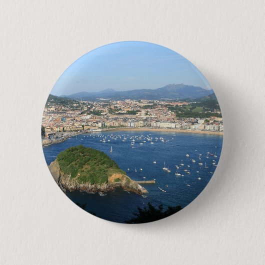 San Sebastian Baskenland Spanien landschaftliche S Button (Vorderseite)
