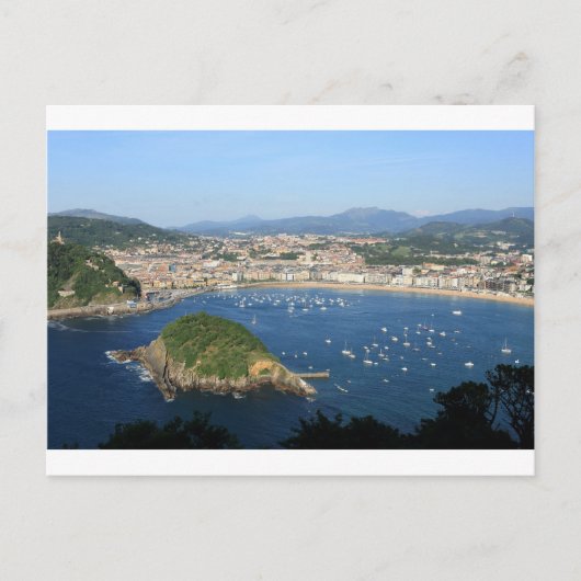 San Sebastian Baskenland Spanien landschaftliche S Postkarte (Vorderseite)