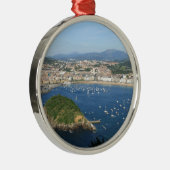 San Sebastian Baskenland Spanien landschaftliche S Silbernes Ornament (Rechts)