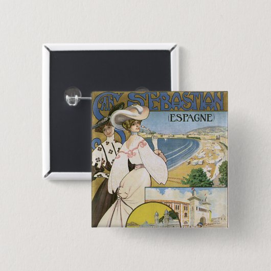 San Sebastian Button (Vorne & Hinten)