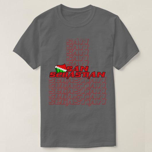 San Sebastian Cascade-Text T-Shirt (Design vorne)