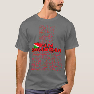 San Sebastian Cascade-Text T-Shirt