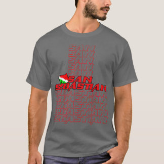 San Sebastian Cascade-Text T-Shirt