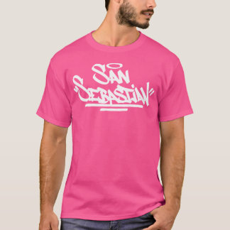 San Sebastian City Graffiti Street Art Spanien Ang T-Shirt