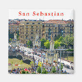 San Sebastian - Donostia. María Cristina Bridge. Magnet (Vorne)