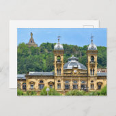 San Sebastian. Ein Blick auf die Statue Christi. Postkarte (Vorne/Hinten)